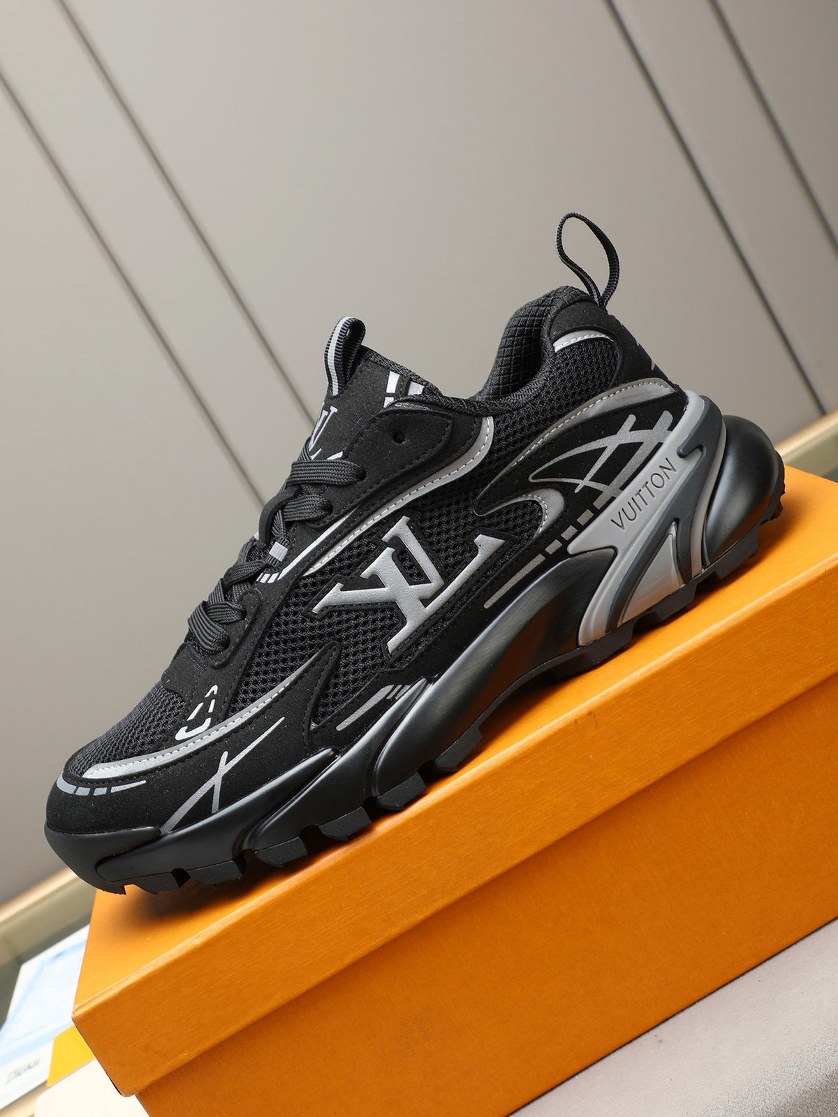 LV Runner Tatic Sneaker (Black)