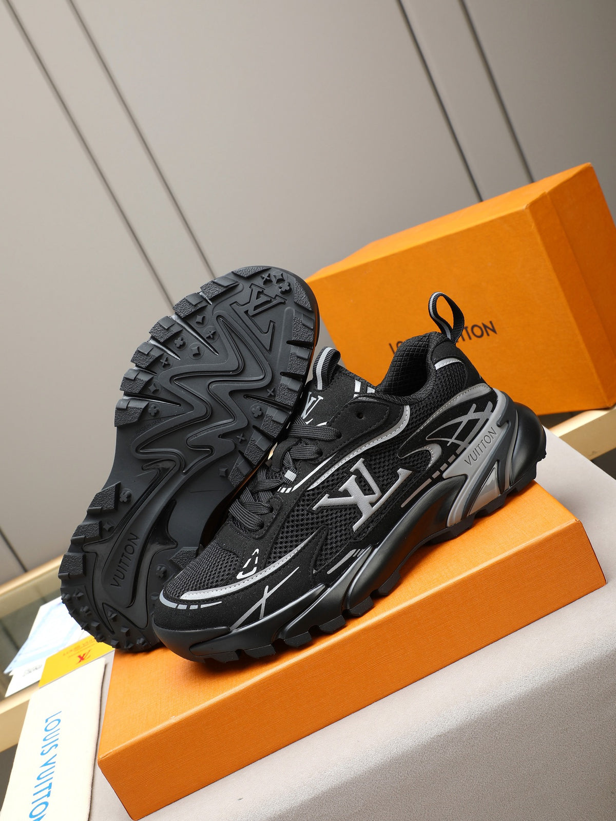 LV Runner Tatic Sneaker (Black)