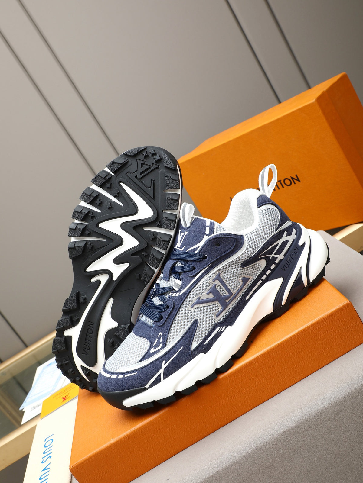 LV Runner Tatic Sneaker  (Blue)