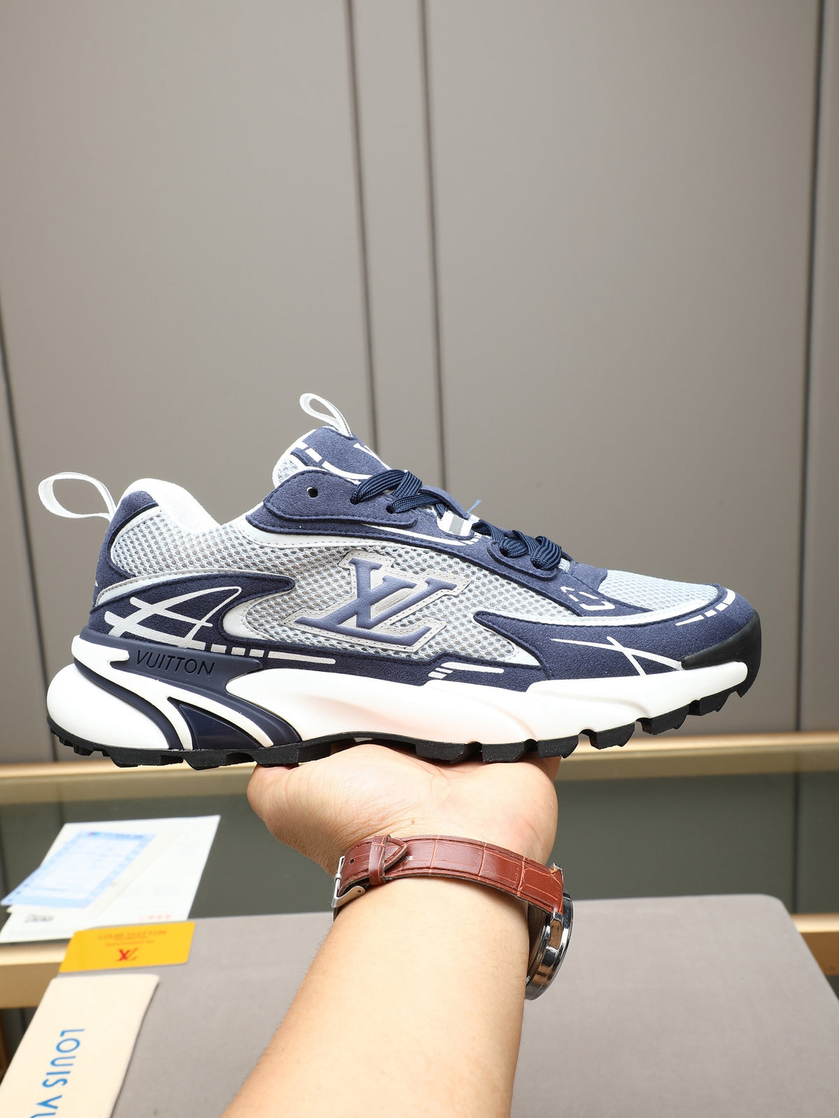 LV Runner Tatic Sneaker  (Blue)