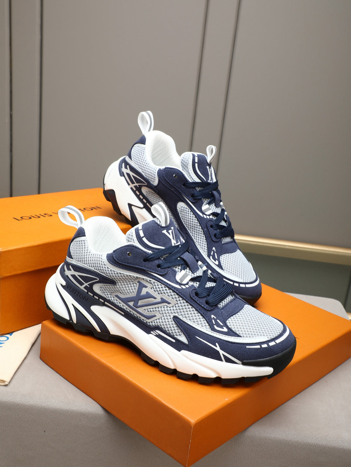 LV Runner Tatic Sneaker  (Blue)