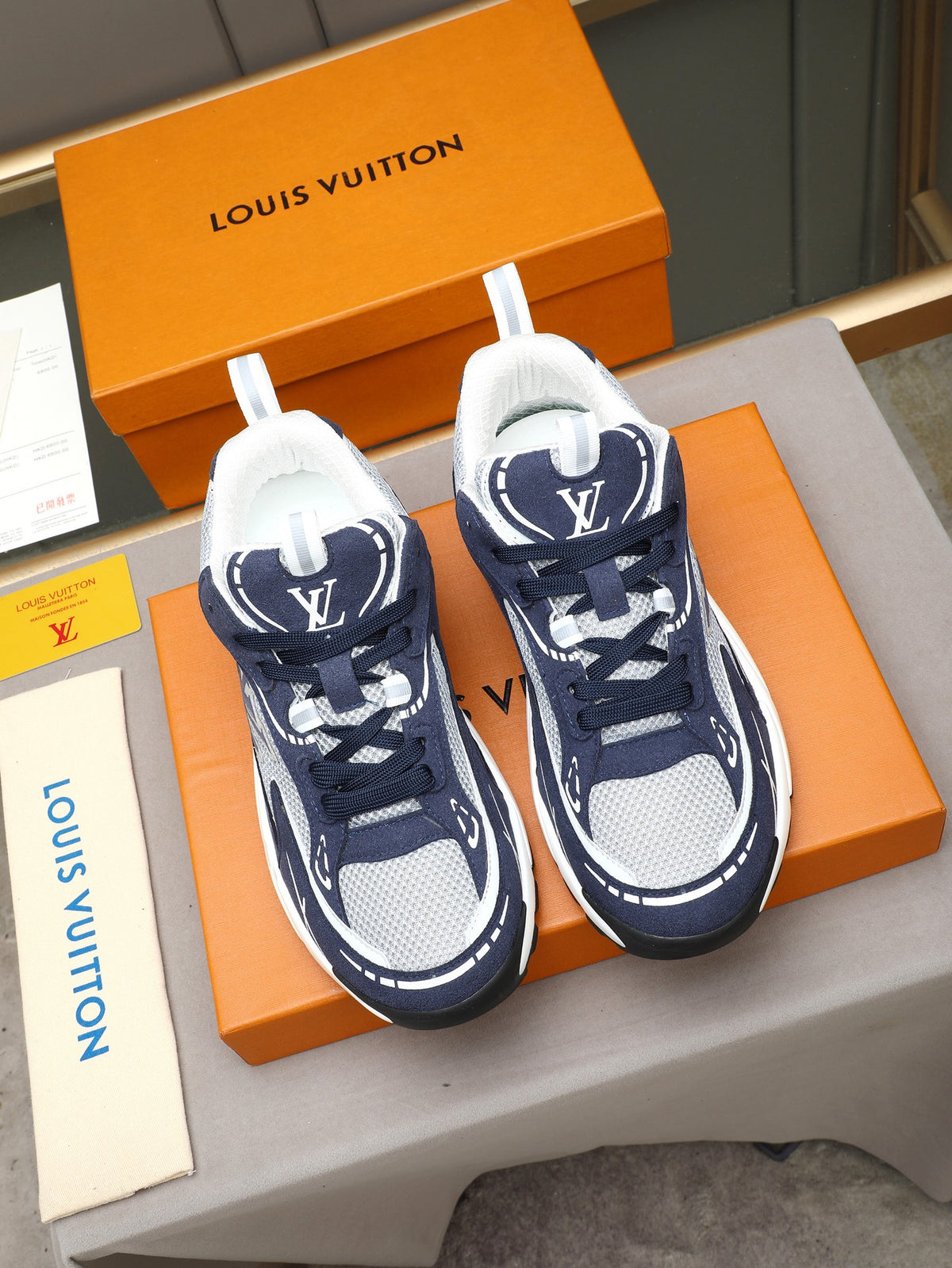 LV Runner Tatic Sneaker  (Blue)