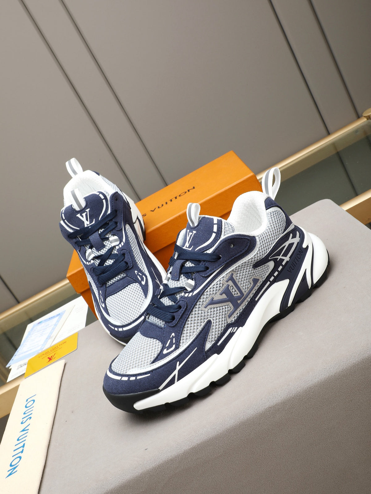 LV Runner Tatic Sneaker  (Blue)