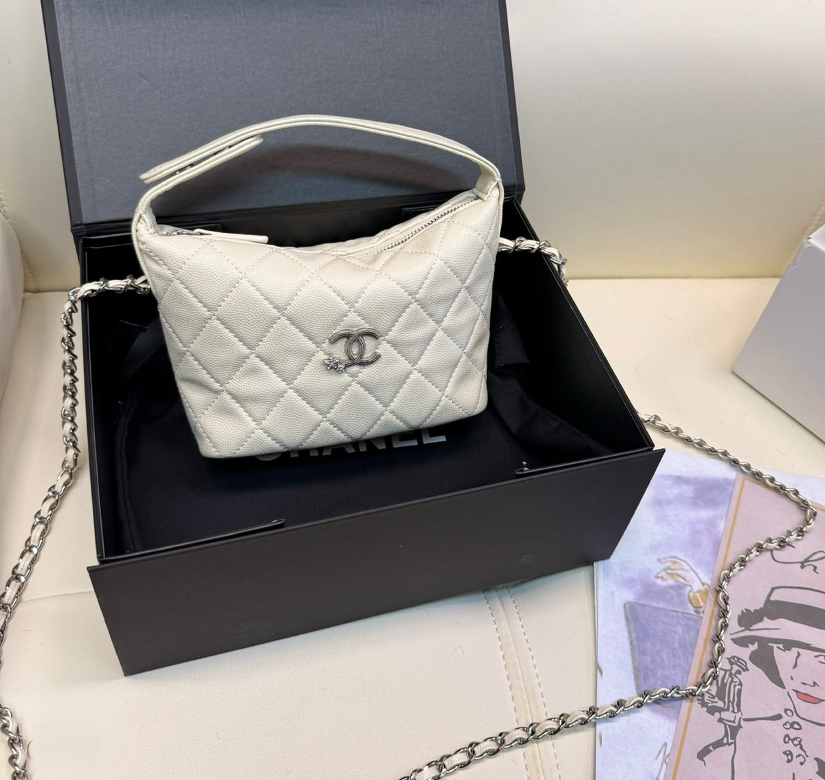 CHANEL Mini Hobo Star CC