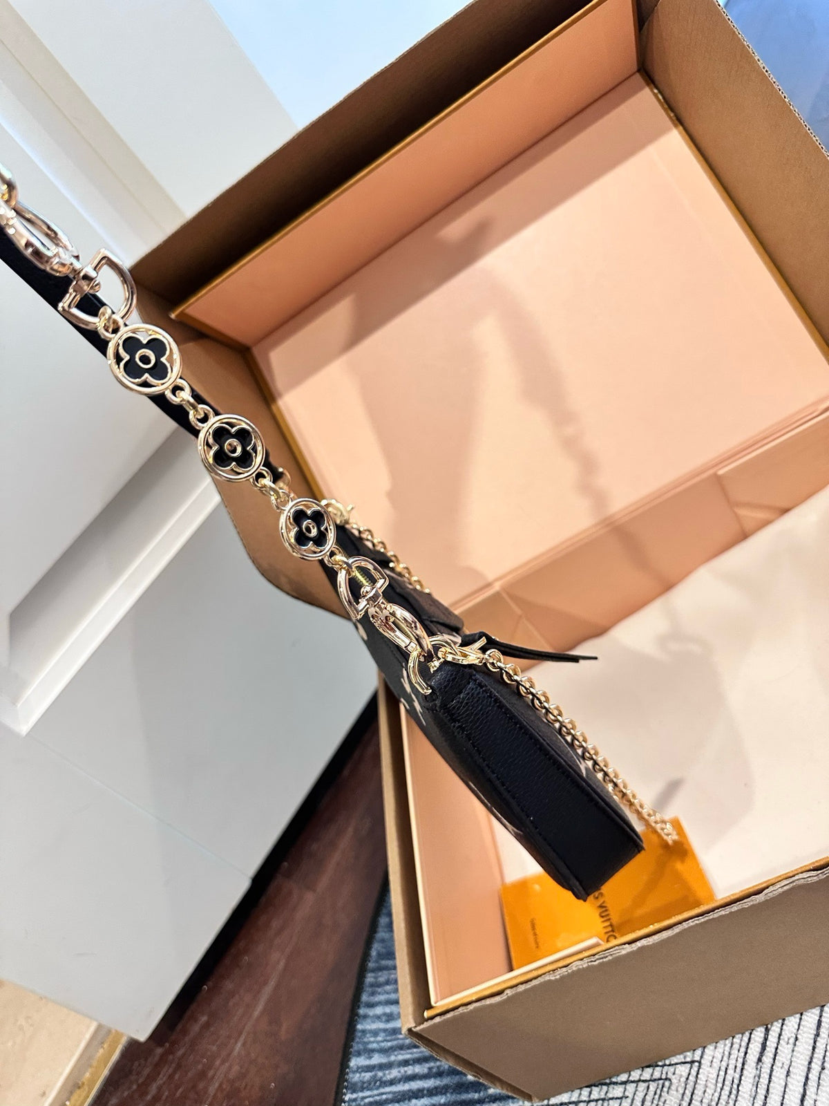 Louis Vuitton Multi Pochette Accessoires – Bicolor Monogram Empreinte Black/Cream