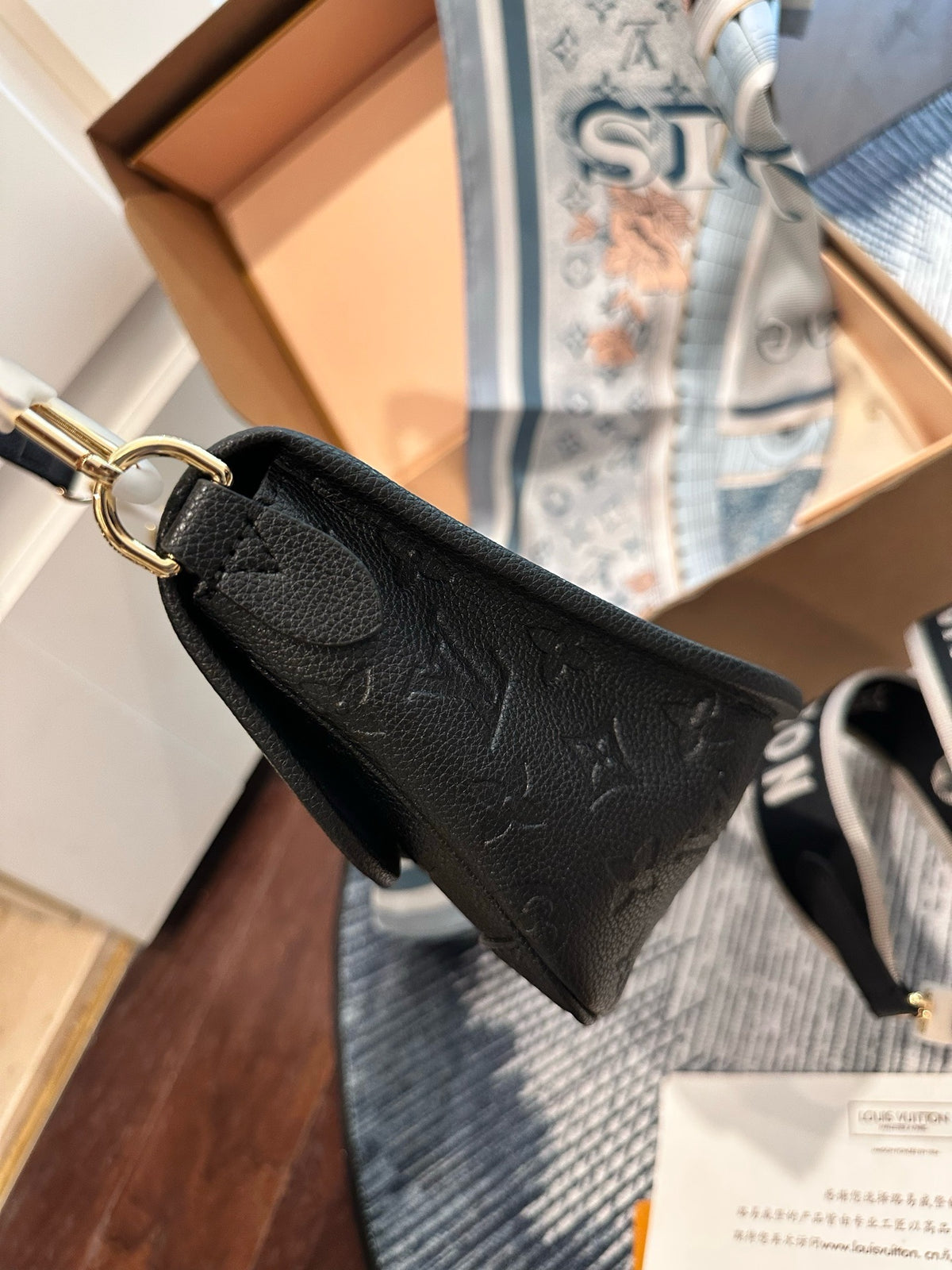 Louis Vuitton Monogram Shadow Messenger – Black