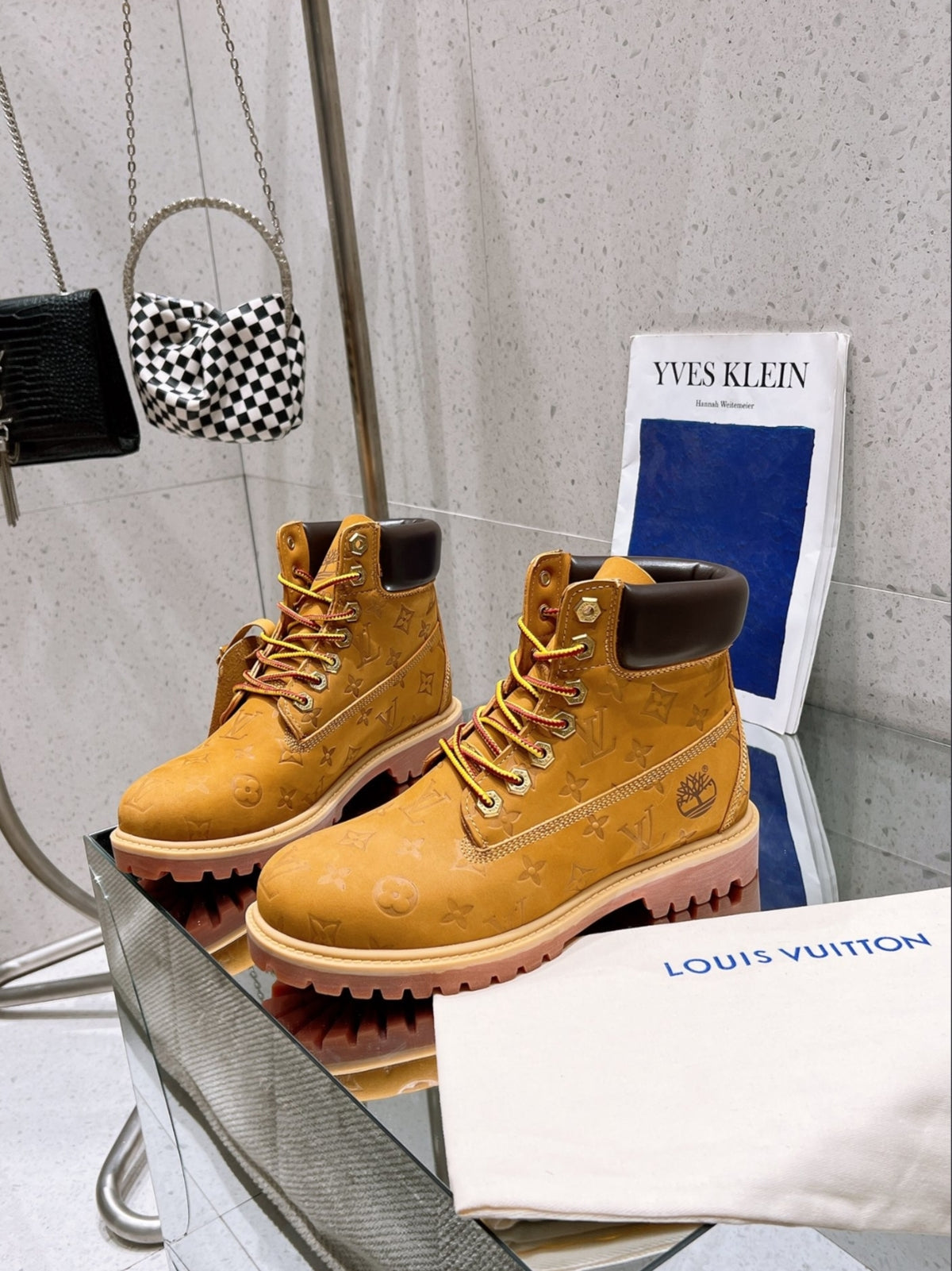 LOUIS VUITTON × TIMBERLAND 6-IN ANKLE BOOT – WHEAT MONOGRAM