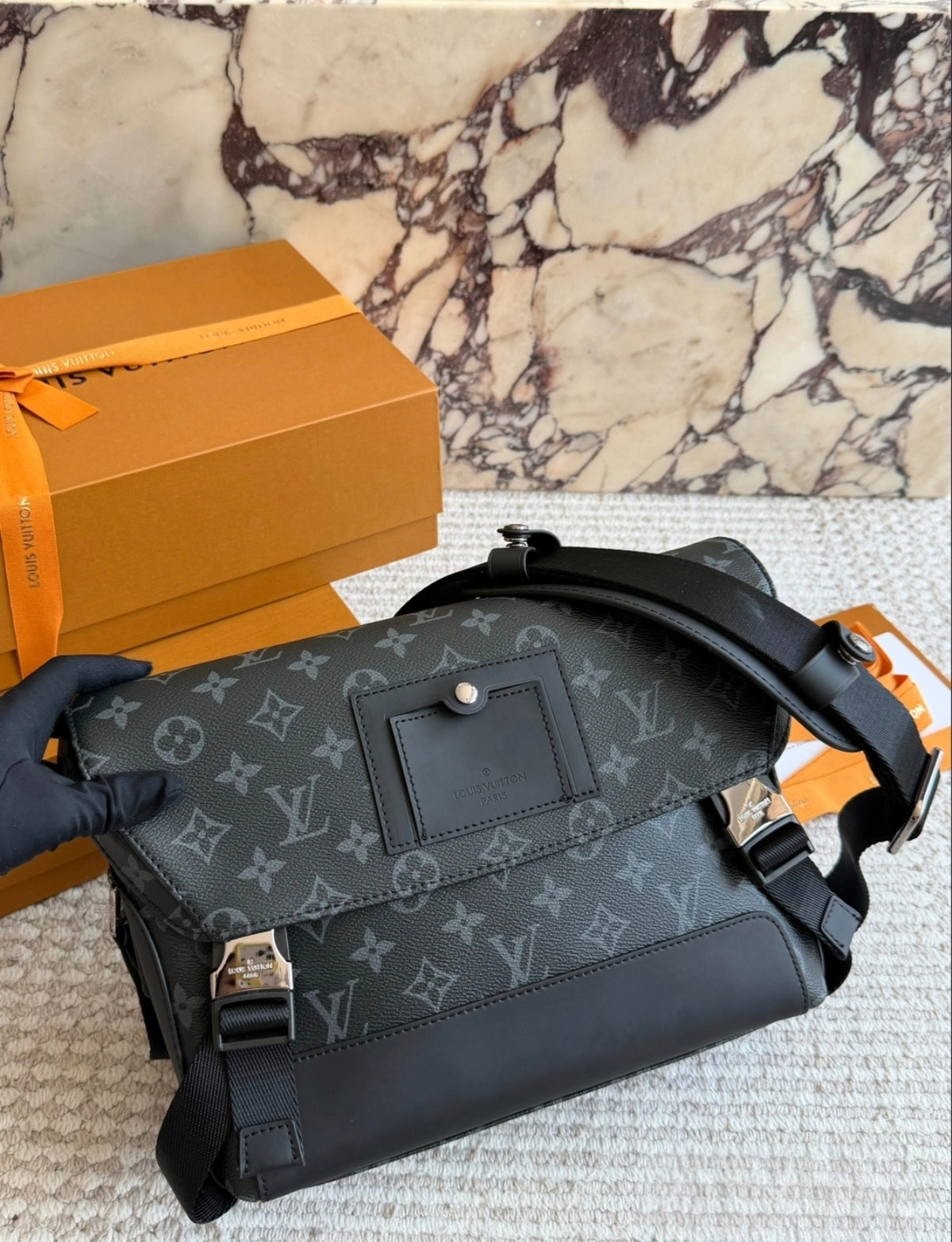 Louis Vuitton Monogram Eclipse Messenger Bag