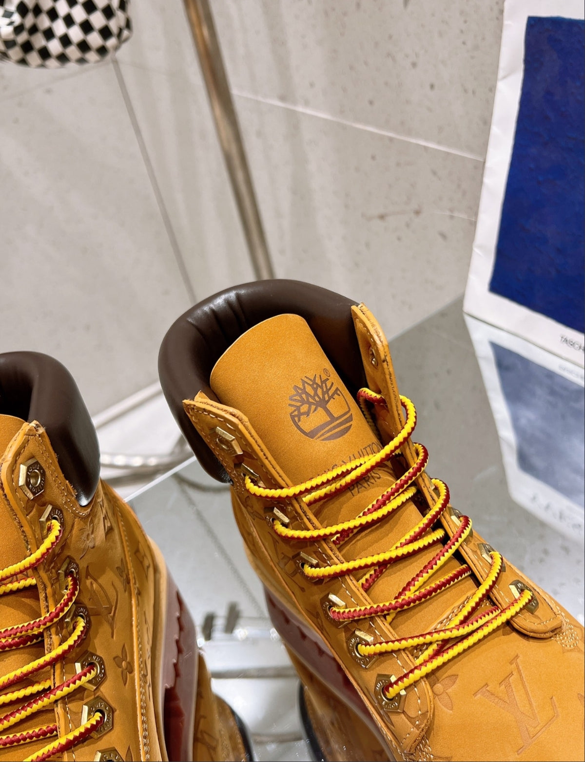 LOUIS VUITTON × TIMBERLAND 6-IN ANKLE BOOT – WHEAT MONOGRAM