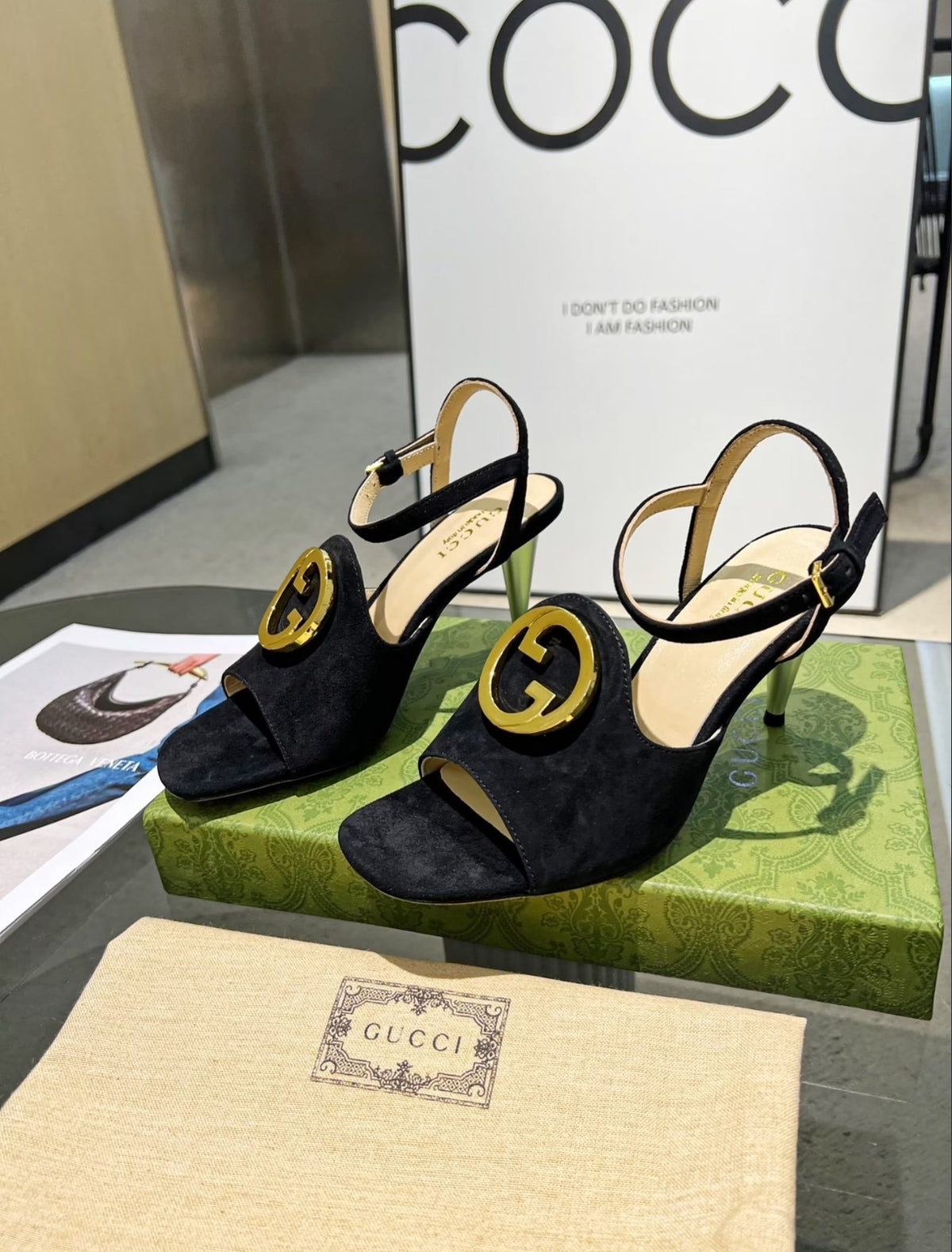 Gucci Interlocking G Heeled Sandal