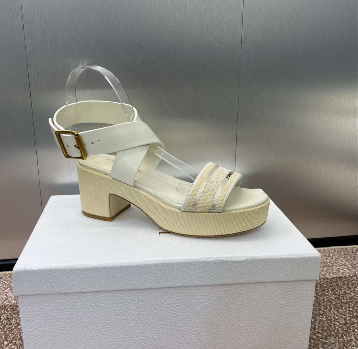 Dior Dway Platform / Ankle-Strap Sandal