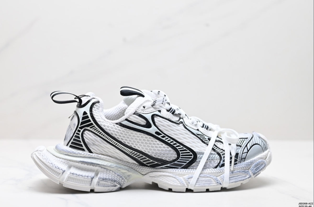 BALENCIAGA 3XL SUMMER MESH – WHITE / SILVER