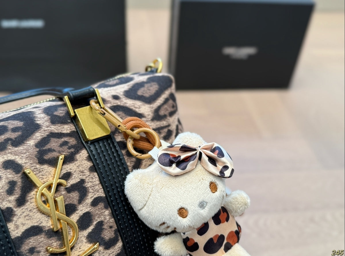 SAINT LAURENT BABY DUFFLE – LEOPARD PRINT