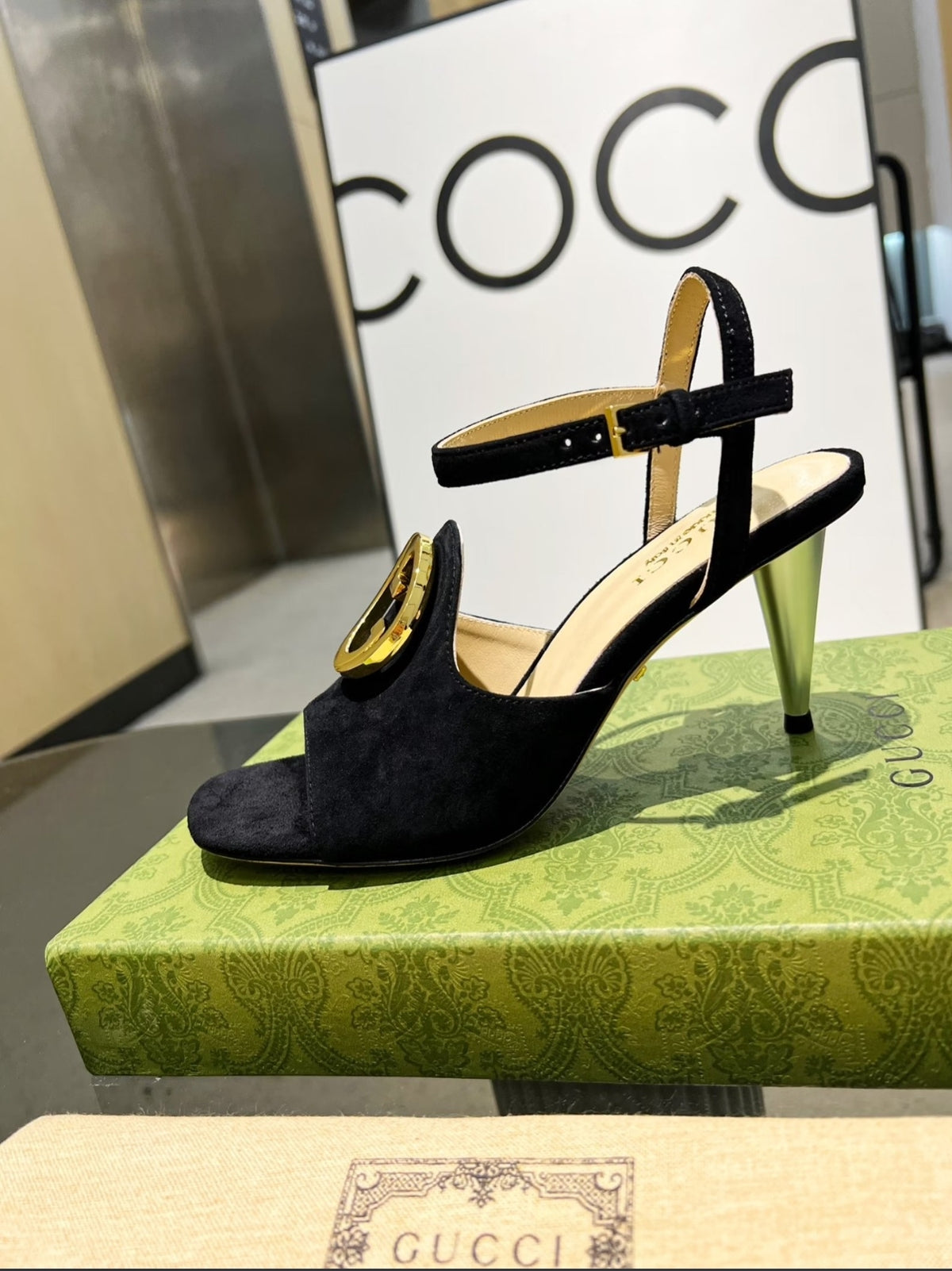 Gucci Interlocking G Heeled Sandal