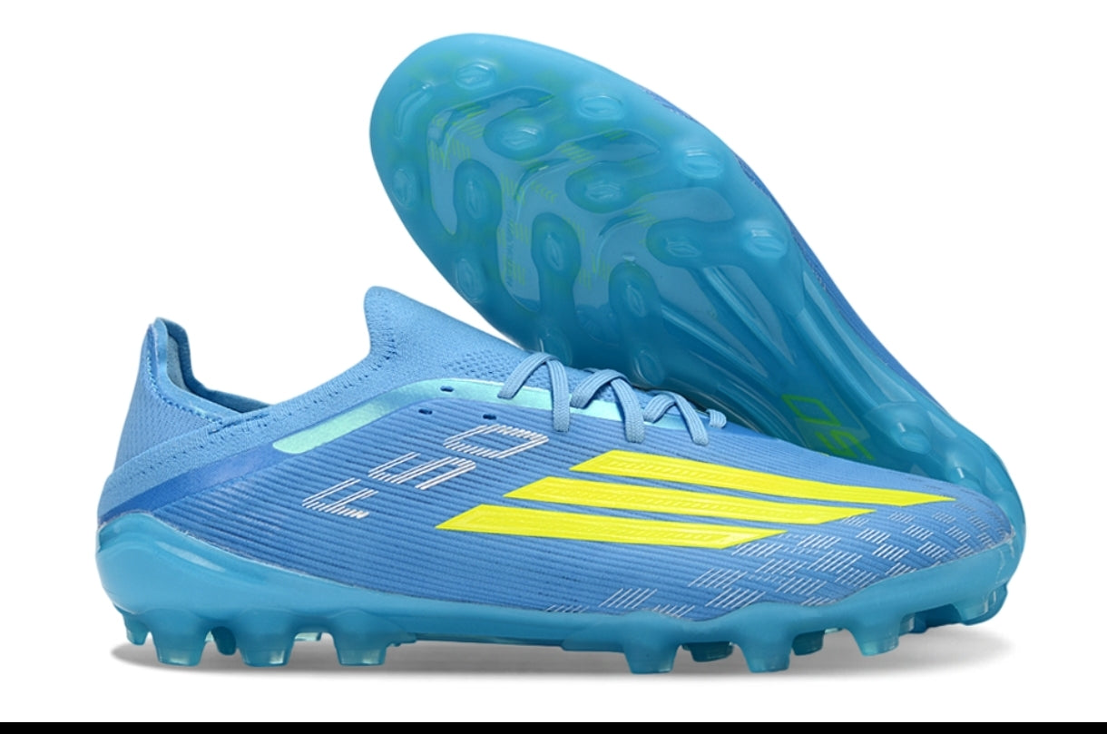 adidas F50 Elite AG – Lucid Ray Blue / Team Solar Yellow 2 / Lucid Aquamarine