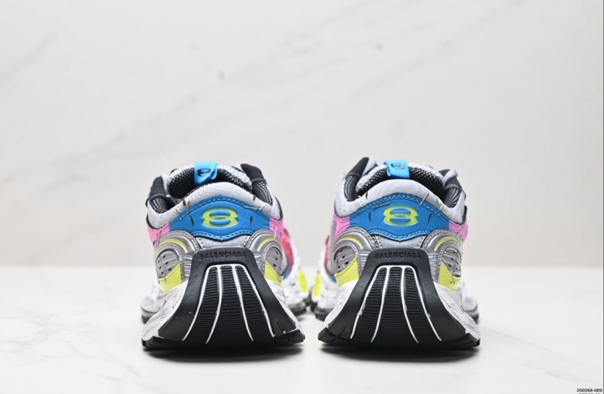 BALENCIAGA RUNNER – PINK / SILVER / BLUE