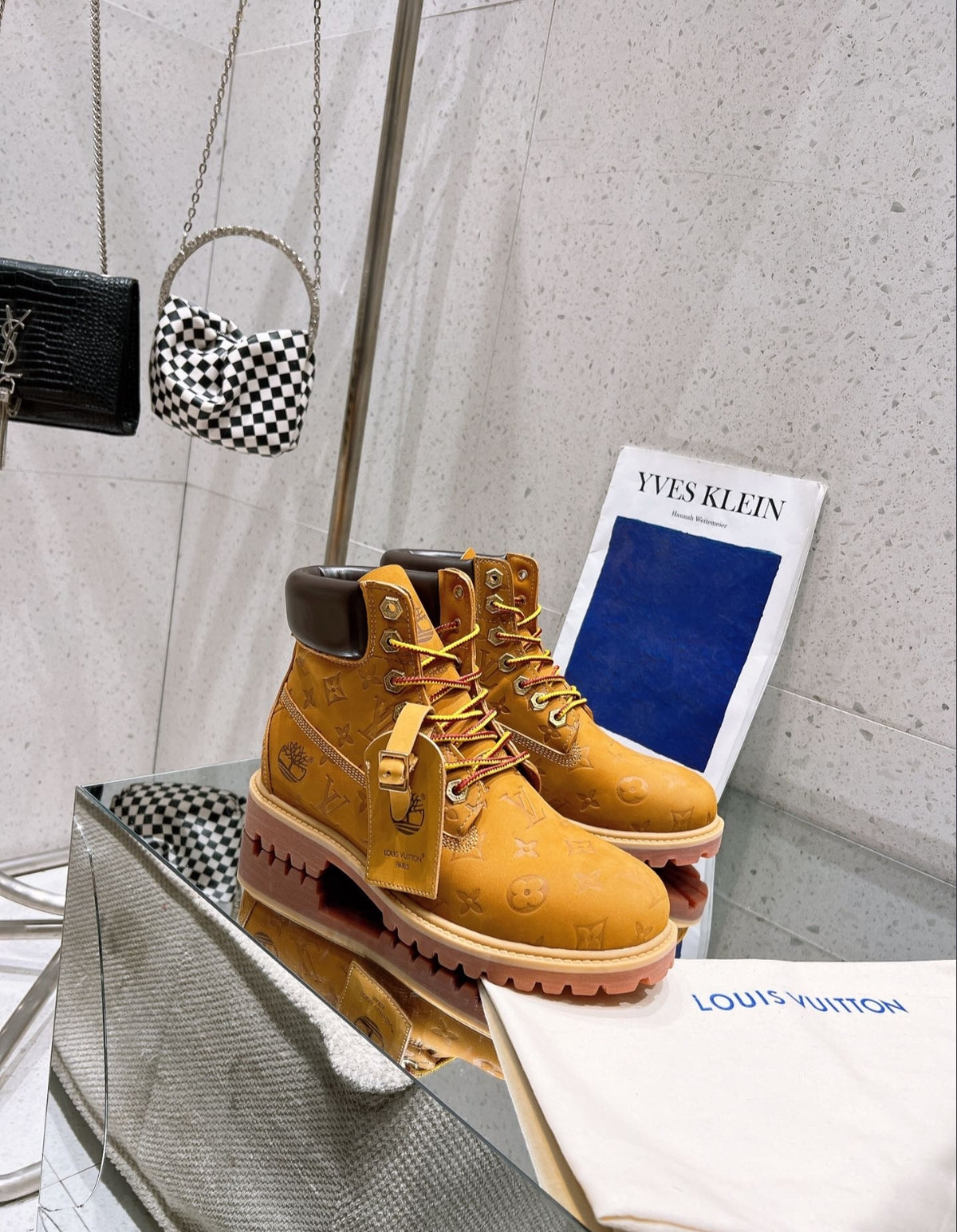LOUIS VUITTON × TIMBERLAND 6-IN ANKLE BOOT – WHEAT MONOGRAM