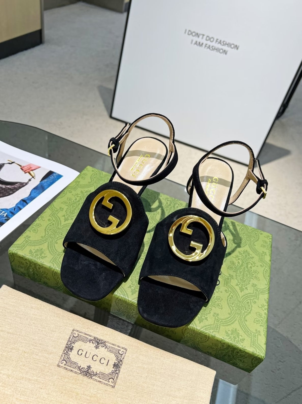 Gucci Interlocking G Heeled Sandal