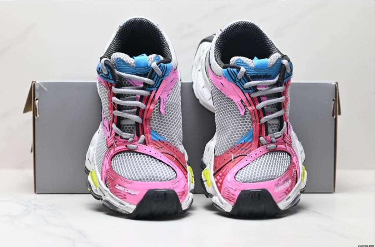 BALENCIAGA RUNNER – PINK / SILVER / BLUE