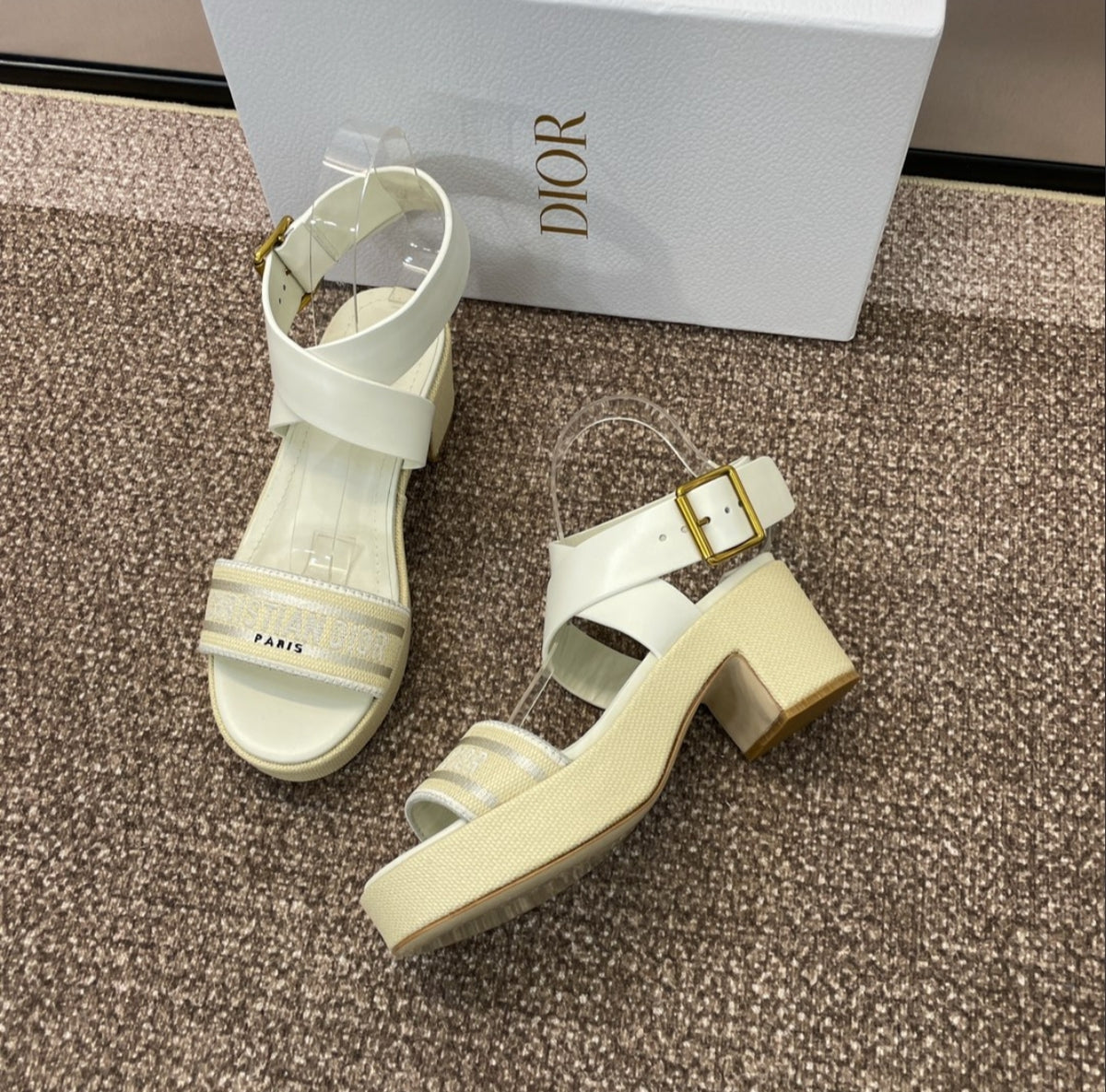 Dior Dway Platform / Ankle-Strap Sandal