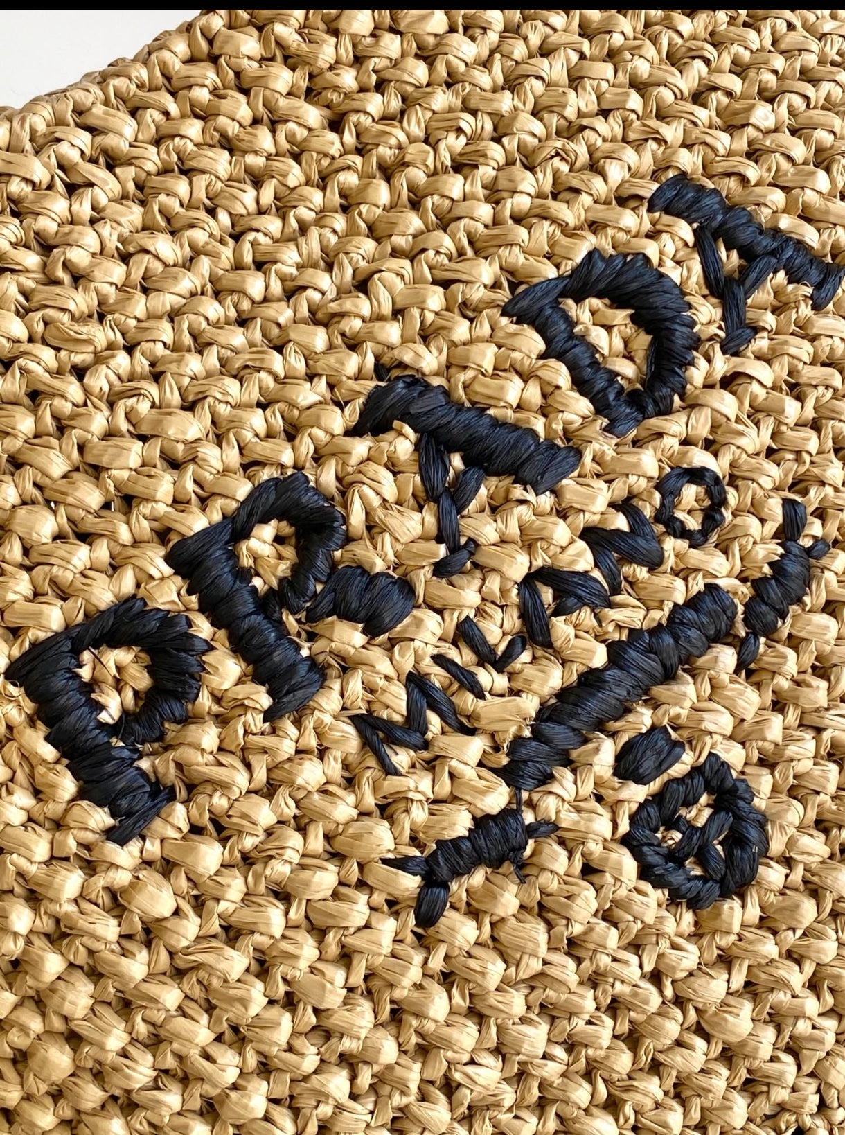 Prada Crochet Tote Bag — Natural