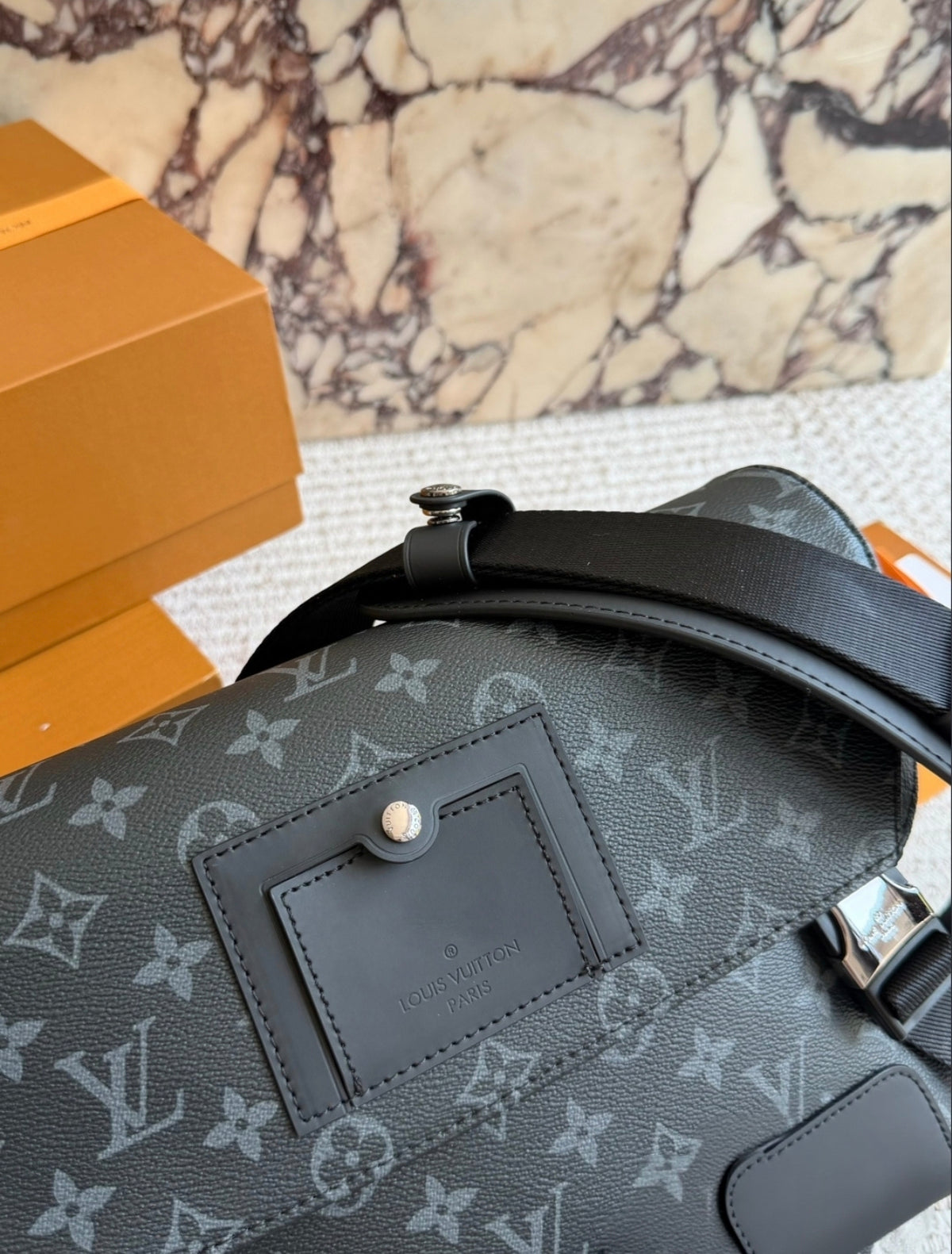 Louis Vuitton Monogram Eclipse Messenger Bag