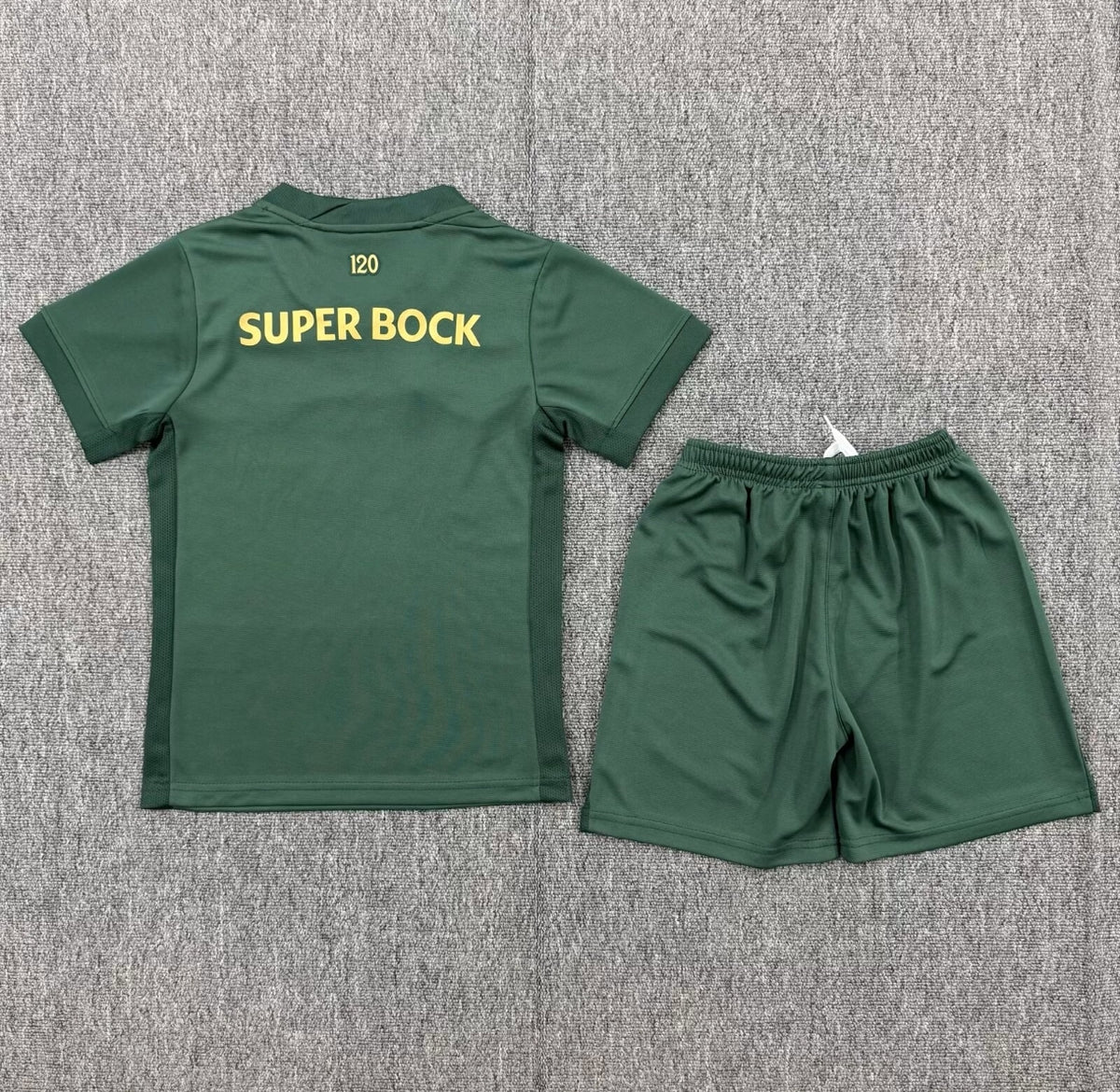 Sporting CP 26/27 – 120 Anos Green/Gold – Kit Criança