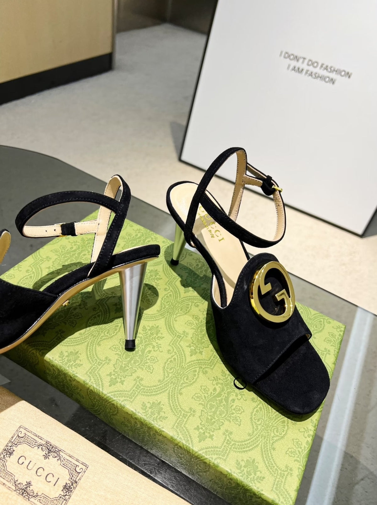 Gucci Interlocking G Heeled Sandal