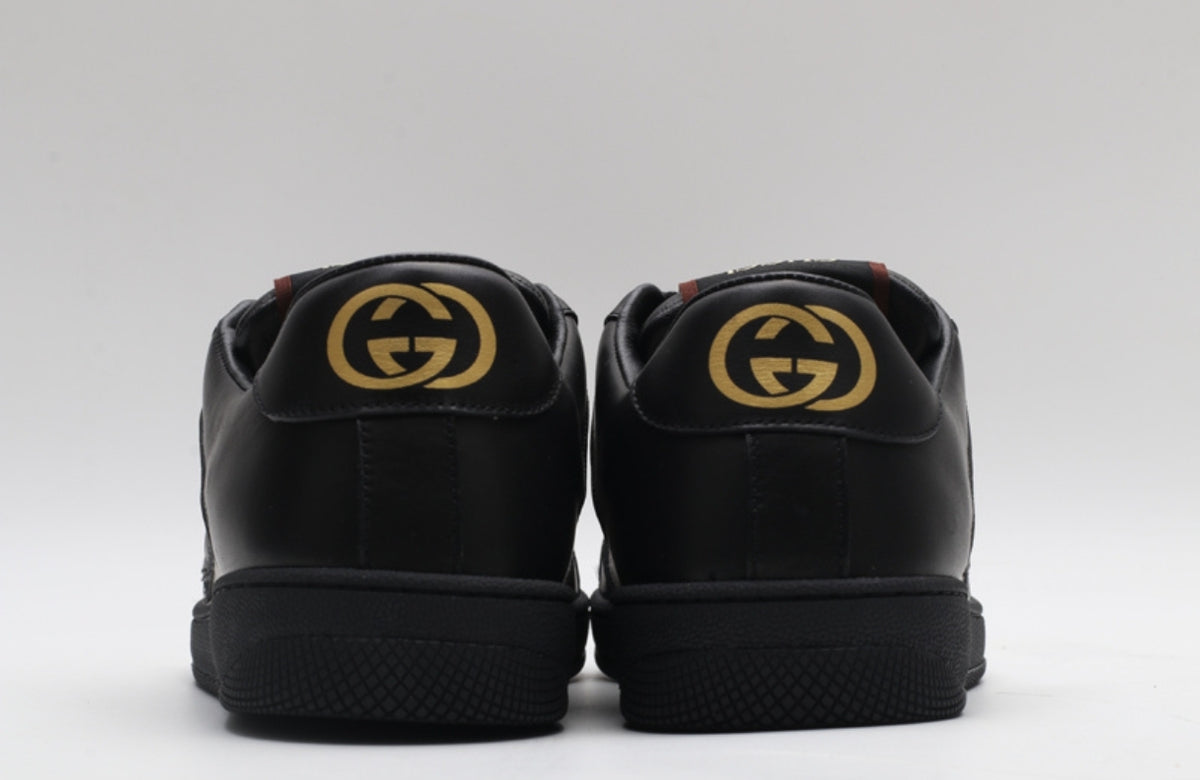 Gucci G74 GG Canvas & Leather Logo-Patch Sneaker