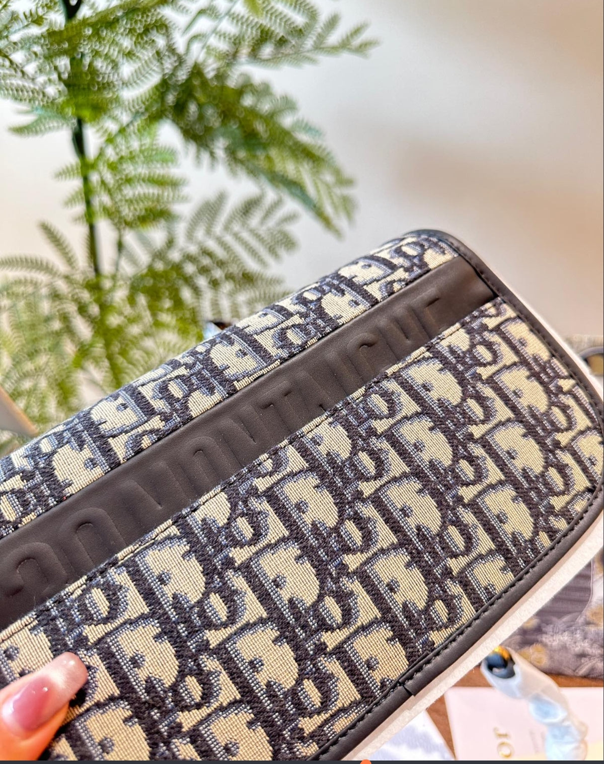 DIOR 30 MONTAIGNE CHAIN BAG – BLUE DIOR OBLIQUE