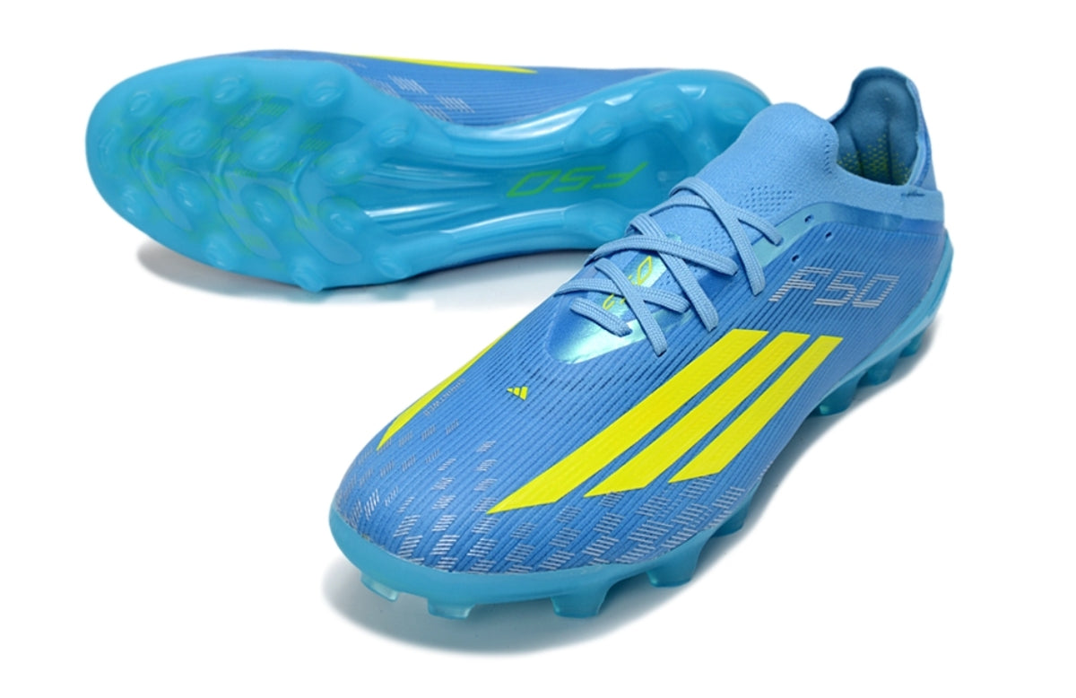 adidas F50 Elite AG – Lucid Ray Blue / Team Solar Yellow 2 / Lucid Aquamarine