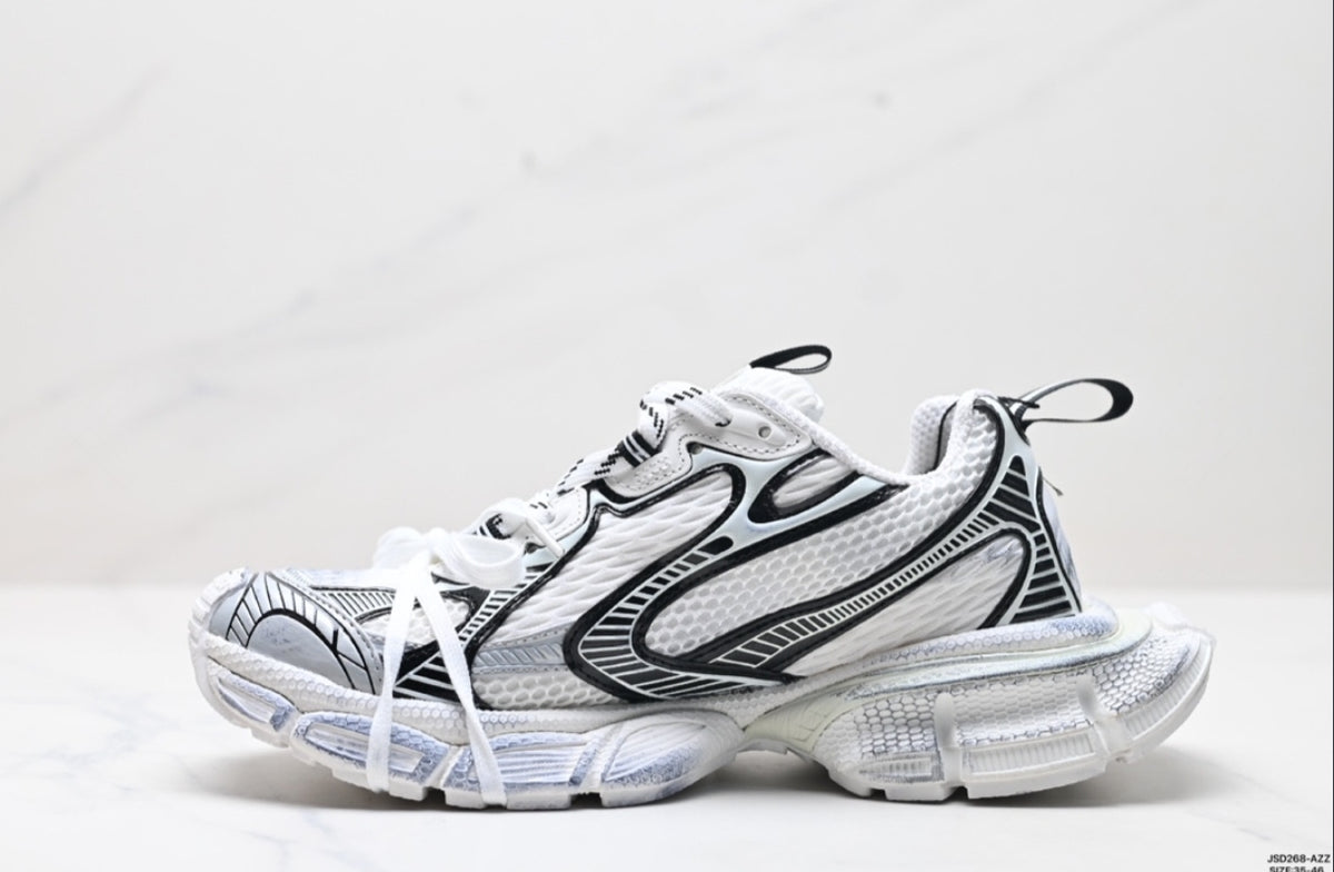 BALENCIAGA 3XL SUMMER MESH – WHITE / SILVER