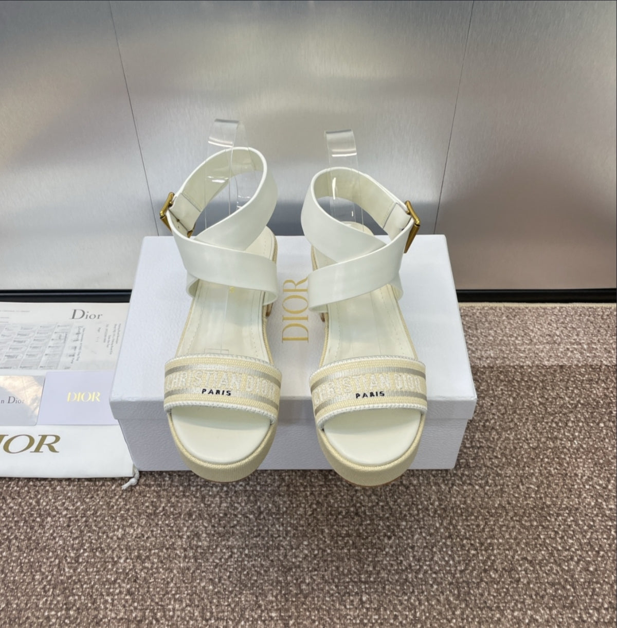 Dior Dway Platform / Ankle-Strap Sandal