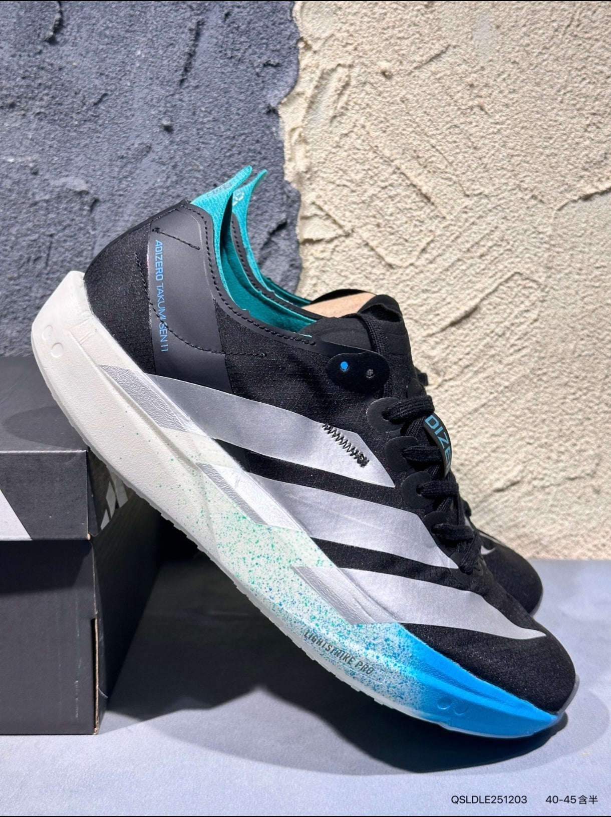 adidas Adizero Takumi Sen 11 Black / Silver / Blue
